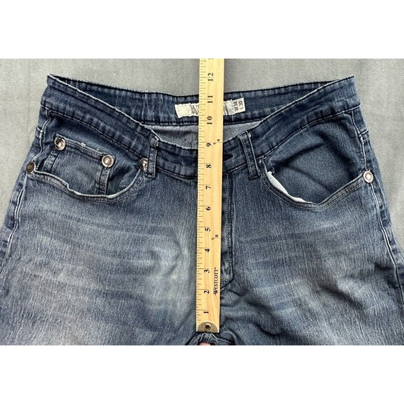 Blue Rag Jeans Distressed Men's 34x30 Pockets Medium Wash Denim RUNS SMALL - Picture 10 of 12